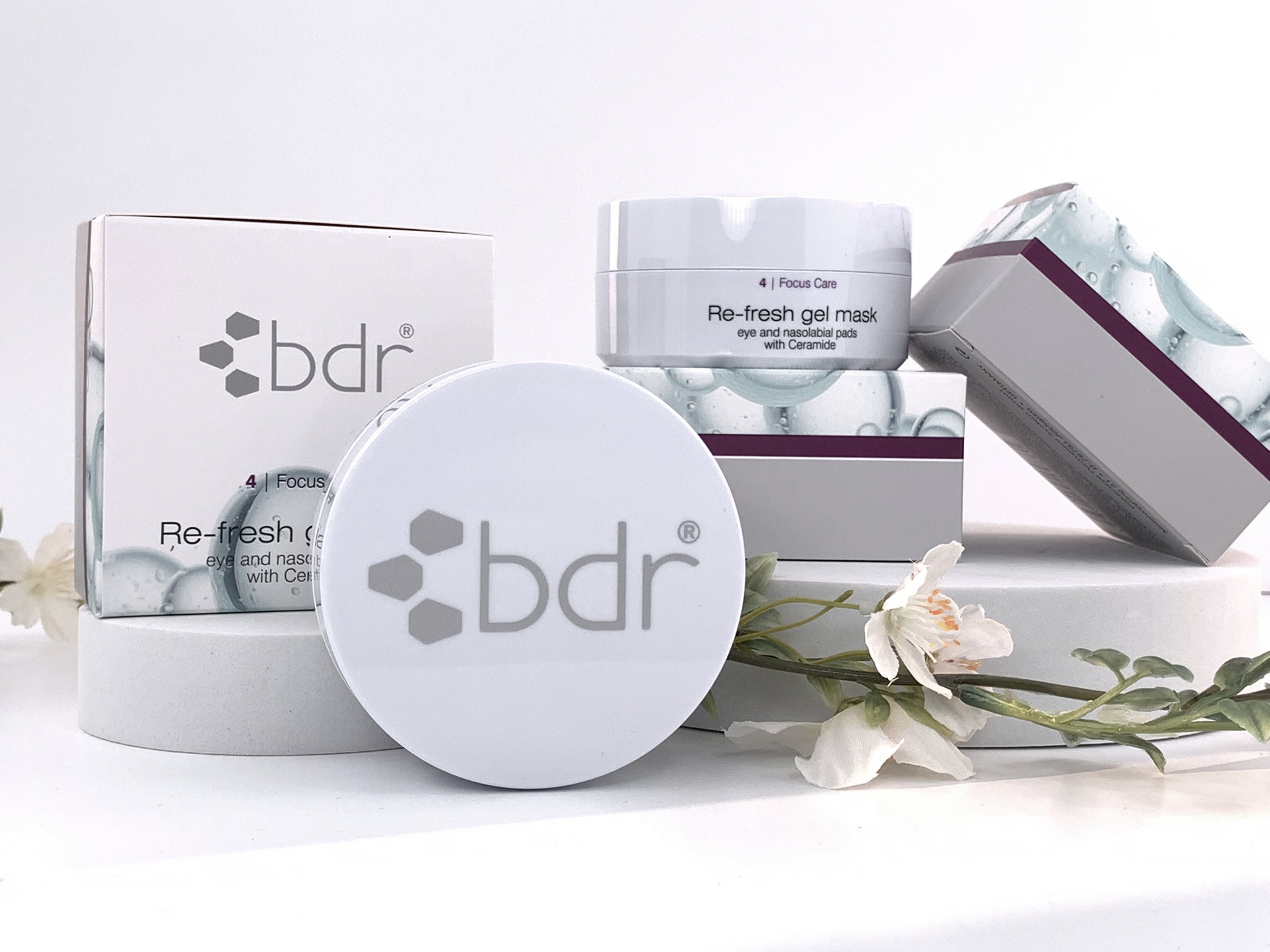 BDR Re-fresh Gel Mask Eye & Nasolabial Pads 60 kpl - Image 2