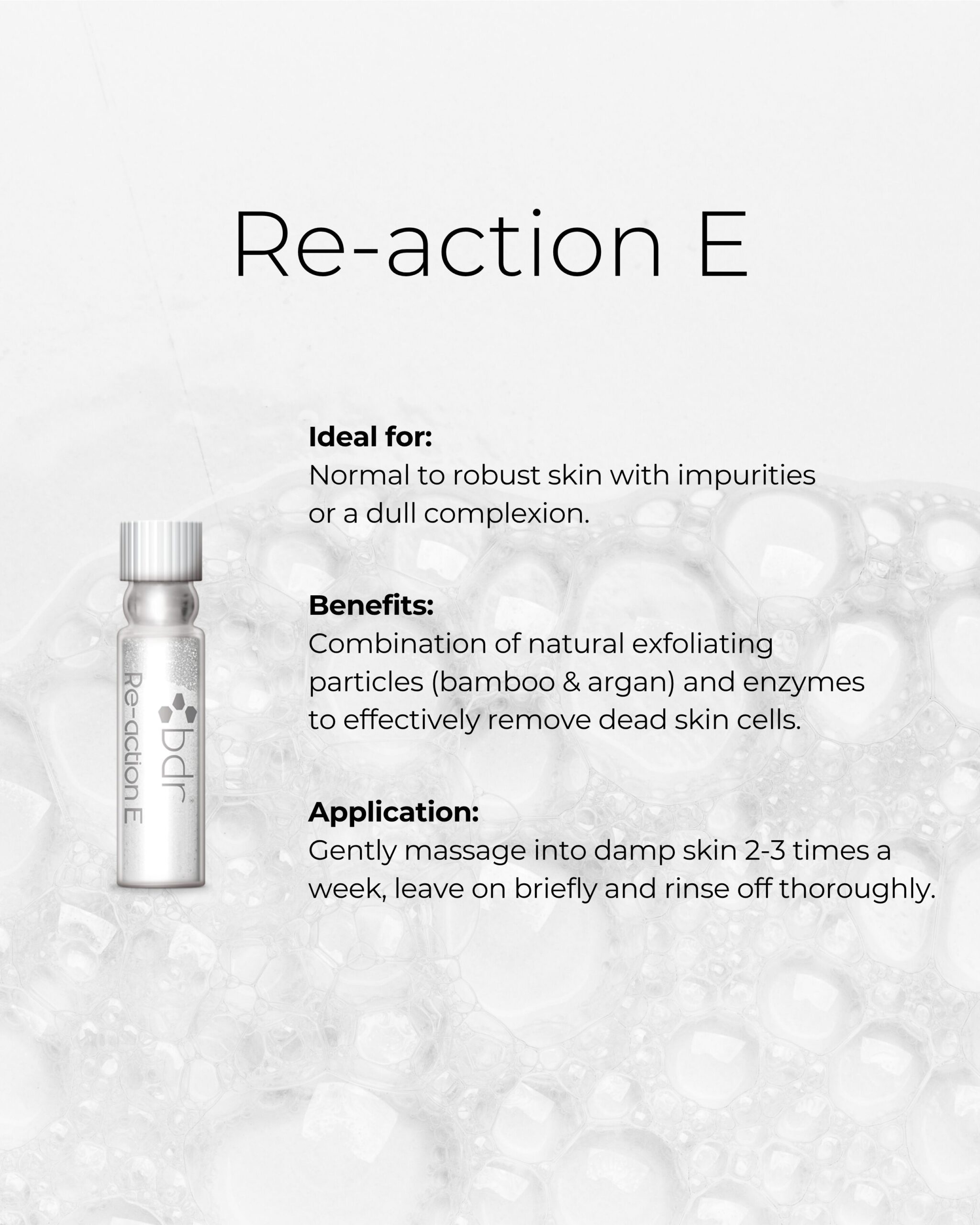 BDR Re-action E - kuorinta-ampulli 0,4g 1 kpl - Image 2