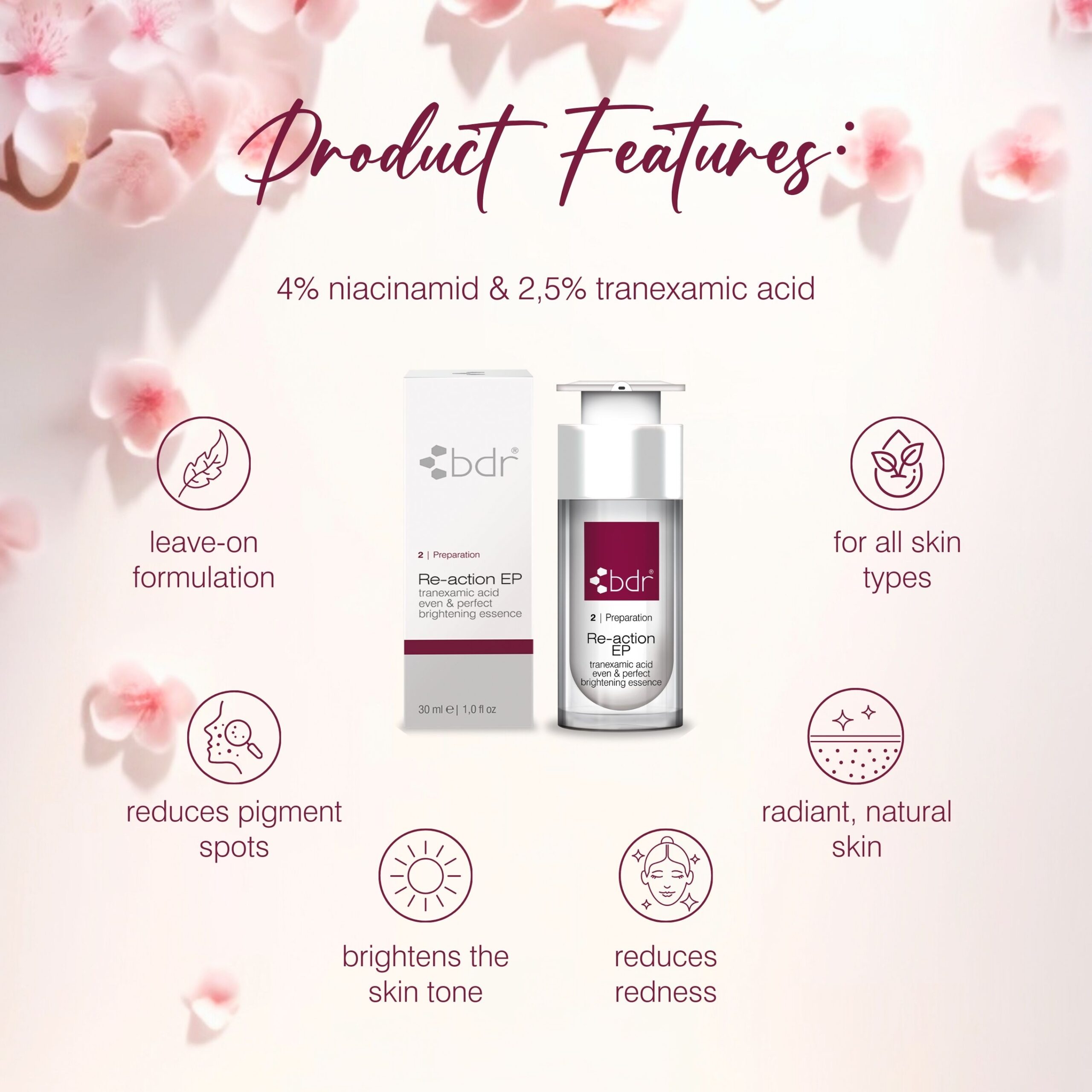 Re-action EP - Brightening essence 30ml - Image 3